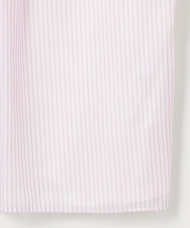 J.PRESS LADIES カチオン ストライプ カットソー ふじ色系1