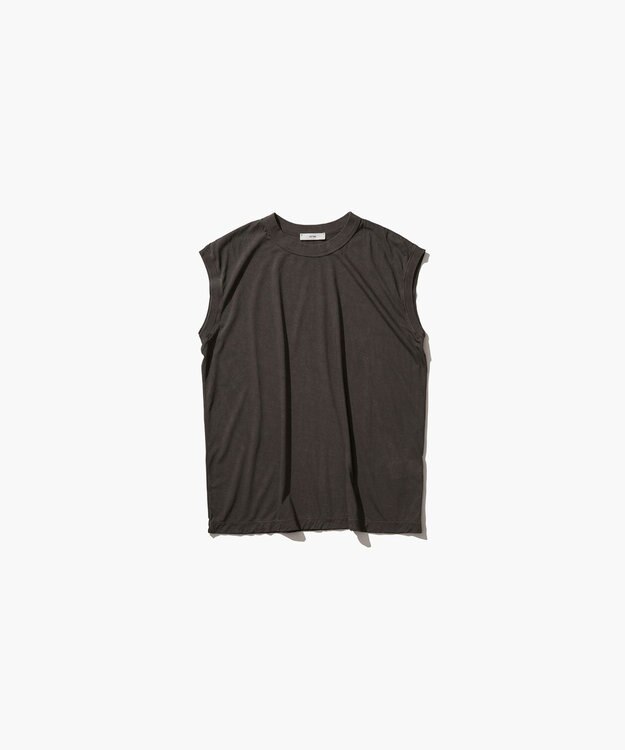 ATON GARMENT DYED 60 FRESCA | ボーイズフィット ノースリーブ C.GRAY
