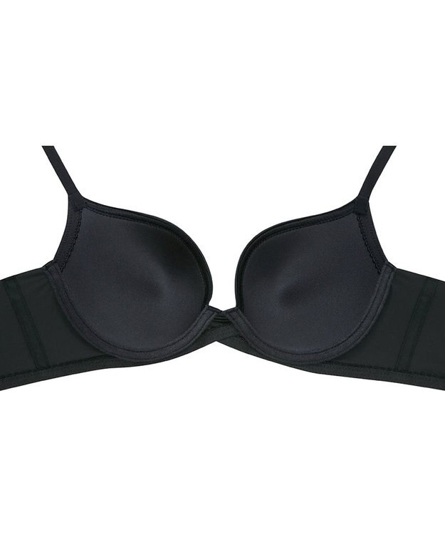 WACOAL ブラジャー サイズや体型特徴に合わせた設計 背中に段差がつきにくい アウターにひびきにくい レディース BXC410 /ワコール ブラック