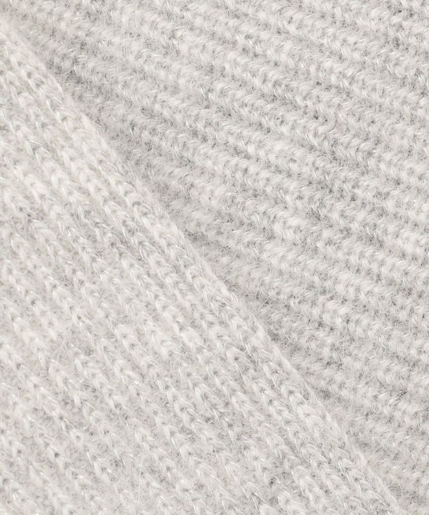 自由区 L 【洗える】シャイニールレックス ドルマンスリーブニット ライトグレー系