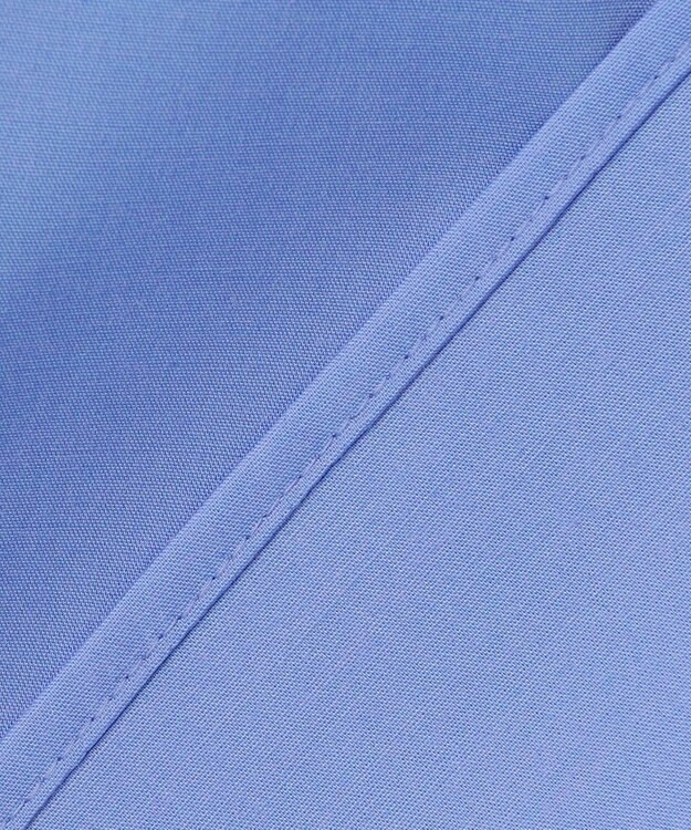 組曲 コットンタッチシャーティング ブラウス ブルー系