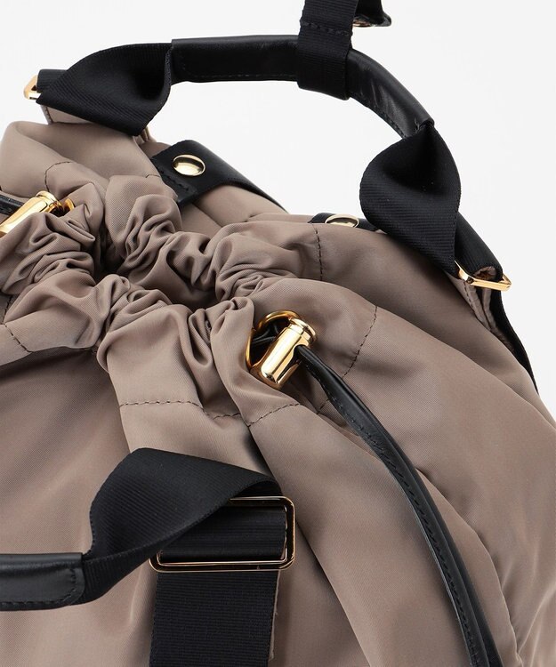 23区 VIOLAdORO GINO ナイロン2way バッグ ベージュ系