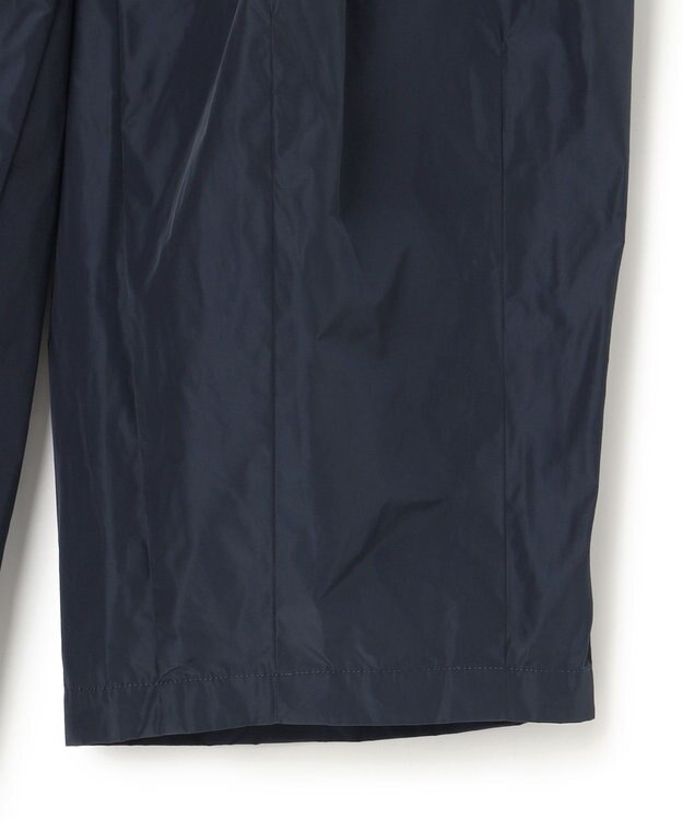 J.PRESS YORK STREET 【UNISEX】ポリエステルツイル ワイドパンツ ネイビー系