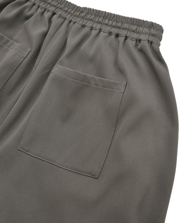 Green Parks ウエストタックイージーパンツ Charcoal Gray