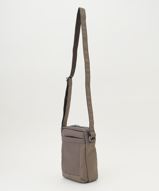 Y'SACCS ブロックモチーフポシェット グレージュ