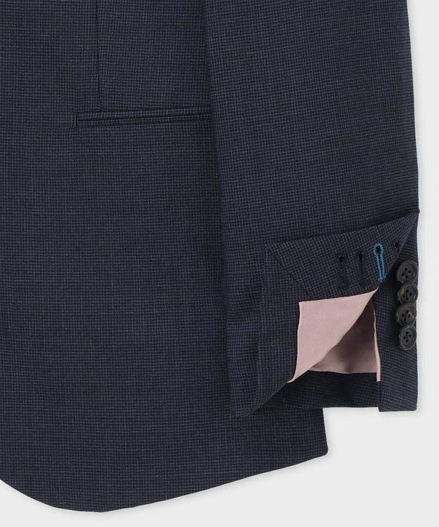 Paul Smith マイクロ ハウンドトゥース ジャケット ネイビー