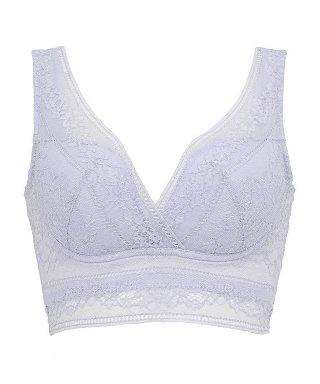 BRADELIS New York 【BRADELIS Me / ノンワイヤー・バストアップ】 Perfumyレーシィブラ24A1 アイスブルー