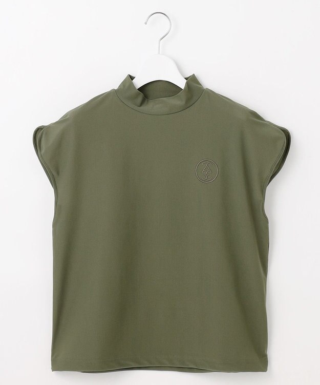 23区GOLF 《追加生産/新色登場》【WOMEN】機能に優れた新素材「AIR TOOL」モックネック カーキ系