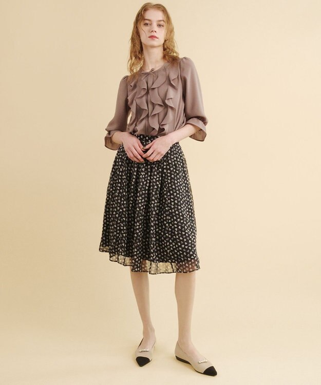 TOCCA 【消臭・洗える】LOVE スカート ブラック系5