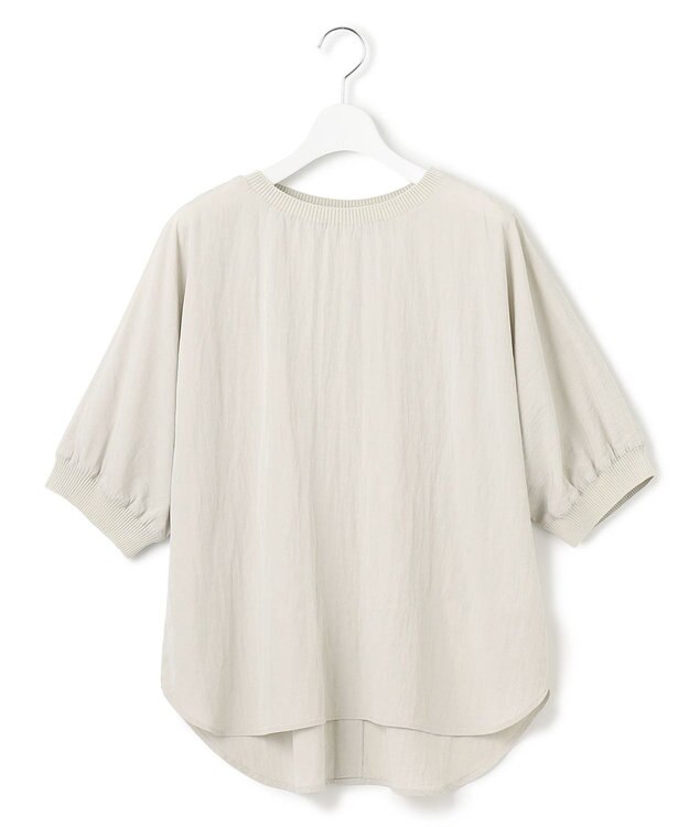 J.PRESS YORK STREET 【WOMEN】ワッシャードルマン ブラウス ライトグレー系