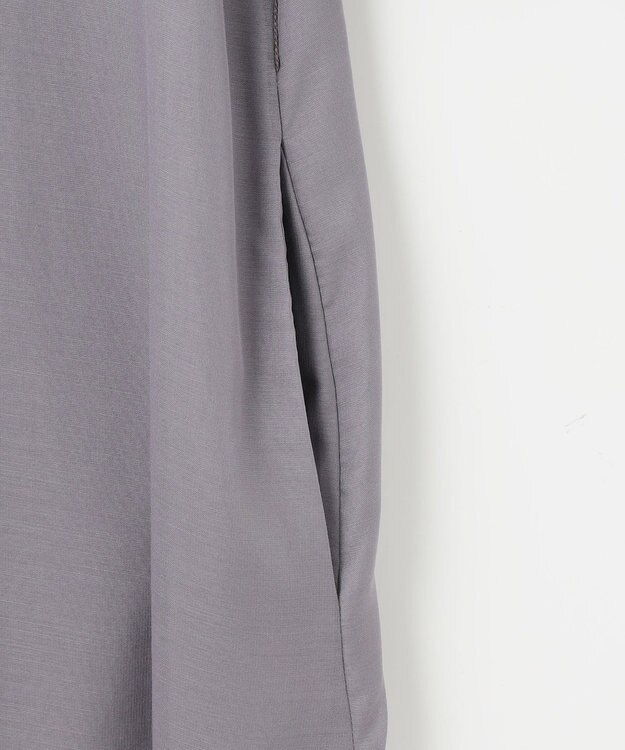 J.PRESS LADIES 【洗える】ブライトスパンボイル ワンピース グレージュ系