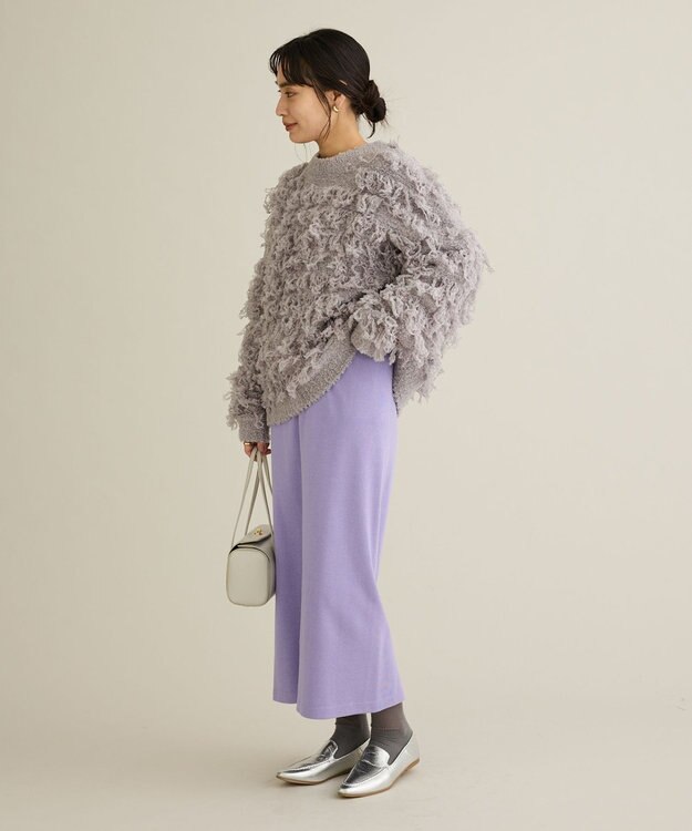 CRAFT STANDARD BOUTIQUE ループ編みニットプルオーバー Gray