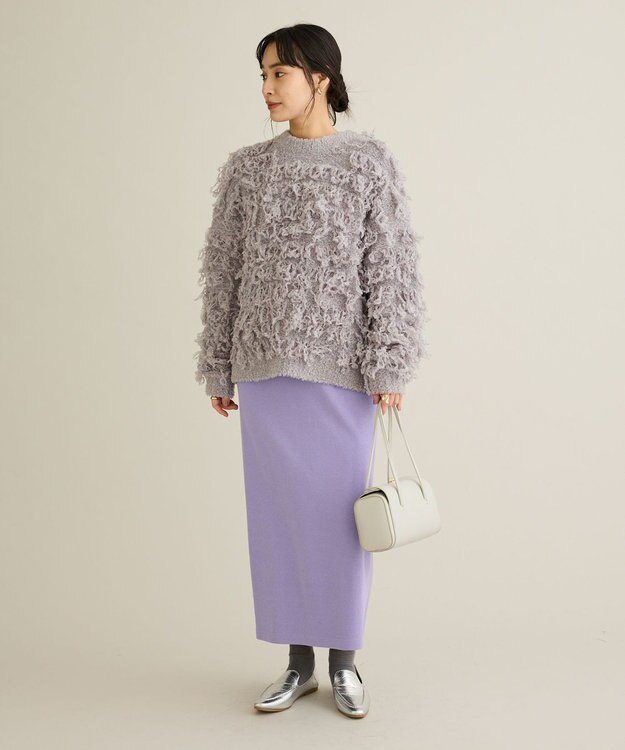 CRAFT STANDARD BOUTIQUE ループ編みニットプルオーバー Gray