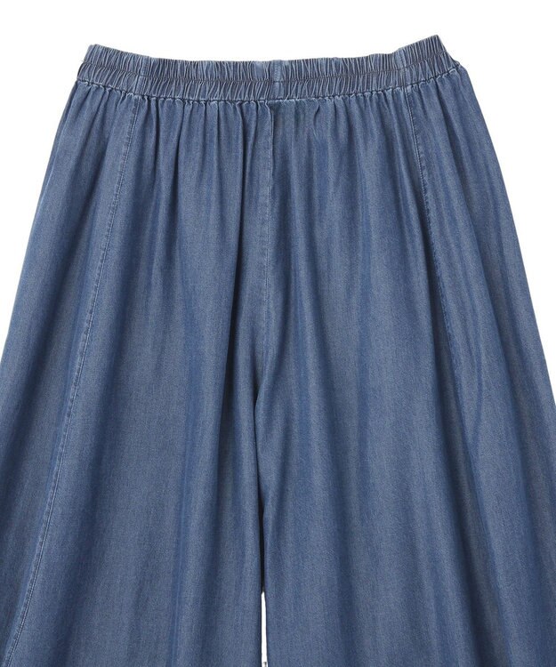 YECCA VECCA デニムコクーンドレープパンツ Black