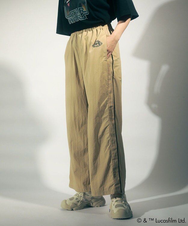 Green Parks ＳＴＡＲ　ＷＡＲＳ／ロゴテープラインパンツ Beige