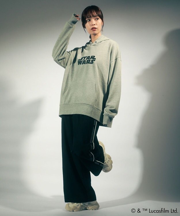 Green Parks ＳＴＡＲ　ＷＡＲＳ／ロゴテープラインパンツ Black