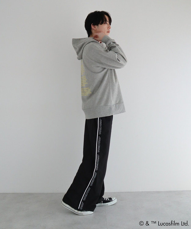 Green Parks ＳＴＡＲ　ＷＡＲＳ／ロゴテープラインパンツ Black