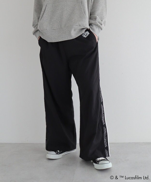 Green Parks ＳＴＡＲ　ＷＡＲＳ／ロゴテープラインパンツ Black