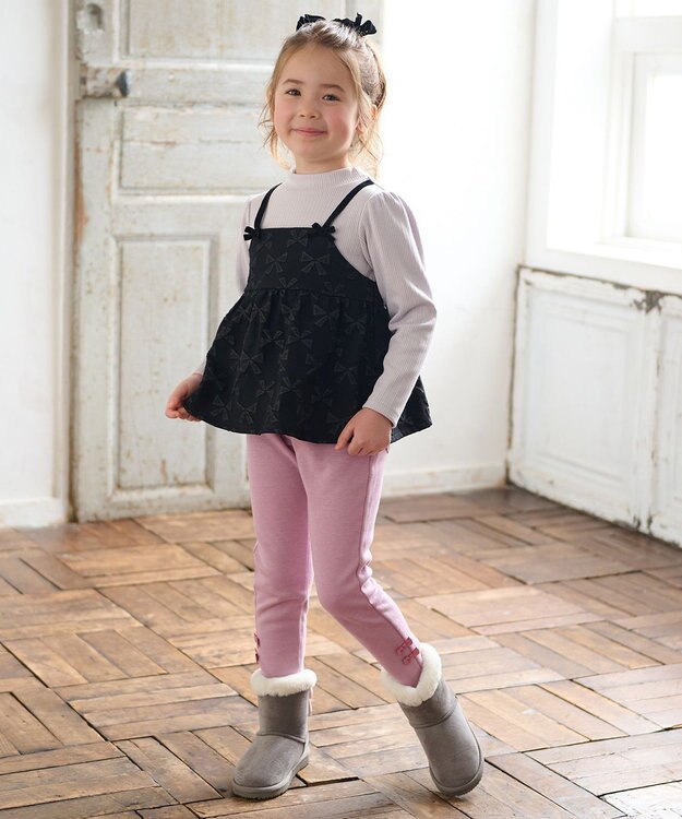 ANY KIDS 7days裏シャギーガーリーパンツ ラベンダー