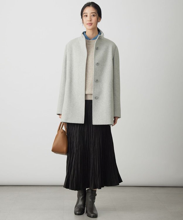 J.PRESS LADIES デニム シャツ ブリーチ系