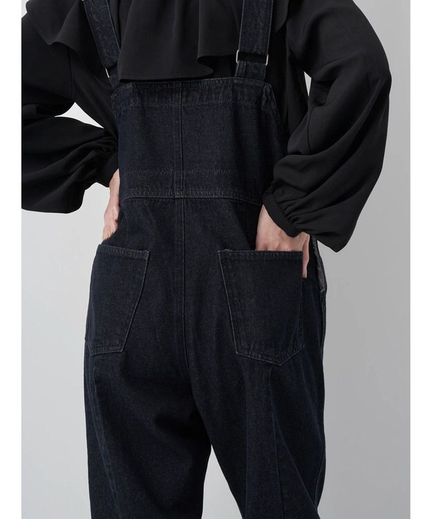 earth music&ecology オーバーオールデニム Dark Indigo