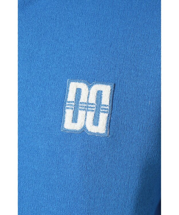 DAKS ロゴジップアップ スウェットパーカー ブルー