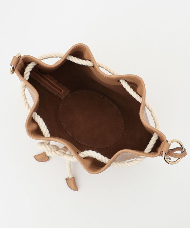 23区 【CLASSY.6月号掲載】ロープバケツ バッグ キャメル系