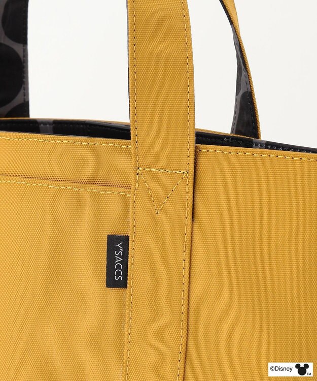 Y'SACCS 【Disney Collection】シルエットプリントトートバッグ　Sサイズ マスタード