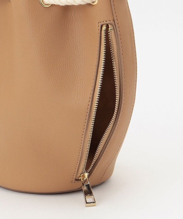 23区 【CLASSY.6月号掲載】ロープバケツ バッグ キャメル系