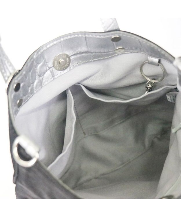 Regalo Felice 【超軽量 / ショルダー付き】2wayトート小 / REGALO BKS(ブラック×シルバー)