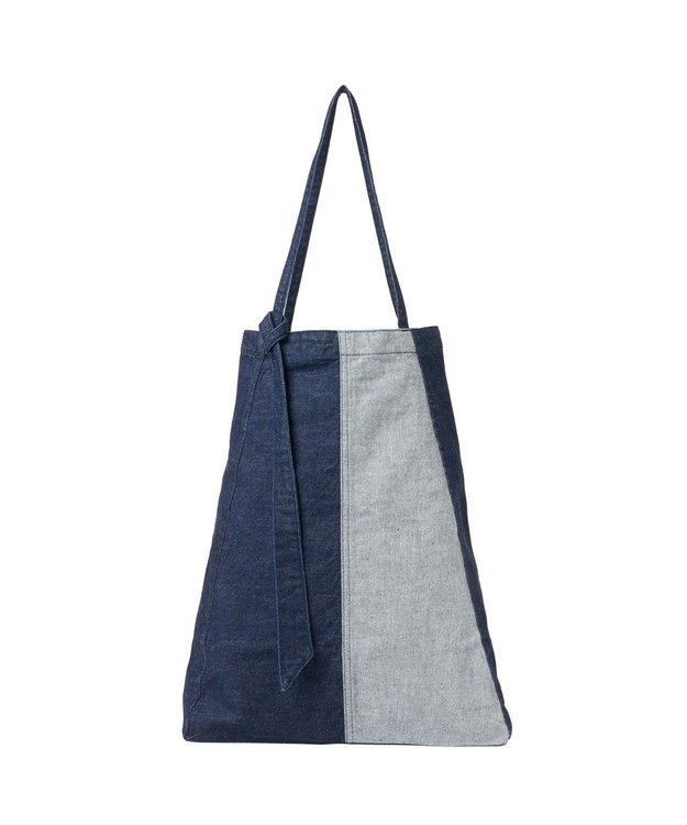woadblue 【157】DENIM TIE TOTE デニムトートバッグ ブルー BLUE