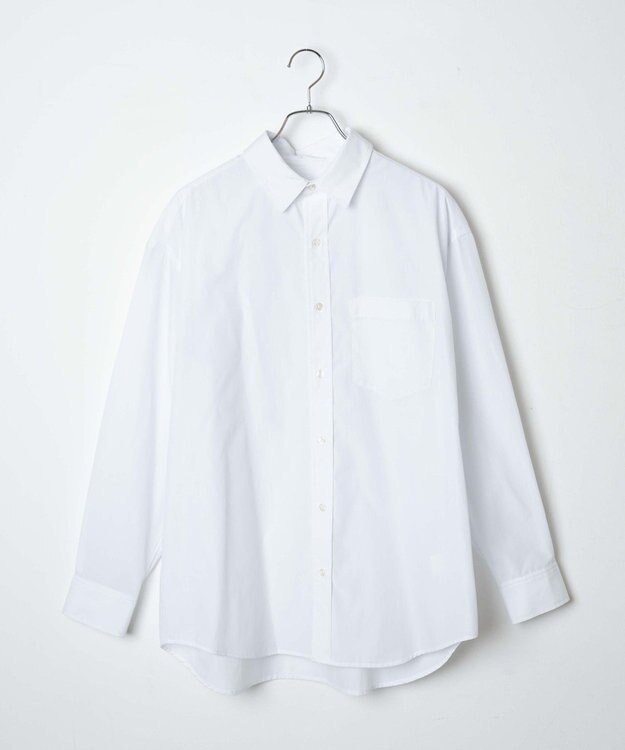 WEGO イージーケアブロードBIGシャツ ホワイト