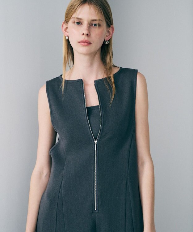 uncrave スムースニット オールインワン スレート