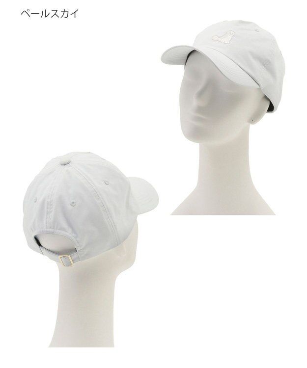 MOONBAT PAUL&JOE ACCESSOIRES(ポール&ジョー)ジプシー キャップ 猫 帽子 無地 UVカット ペールスカイ