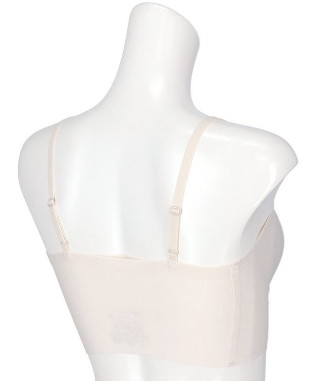 WACOAL 【GOCOCi ゴコチ】 ノンワイヤー ハーフトップ 伸びのよい素材を使用 ムレにくく快適 フラット仕上げ ホックなし ブラトップ レディース CGG220 /ワコール アイボリー