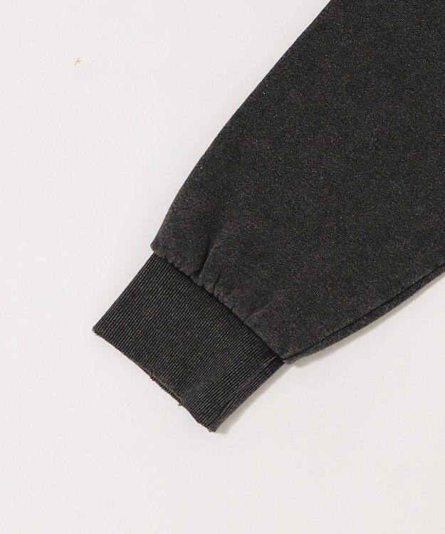 WEGO 【ユニセックス着用ITEM】ヴィンテージグラフィックキーネックプルパーカー ブラックその他