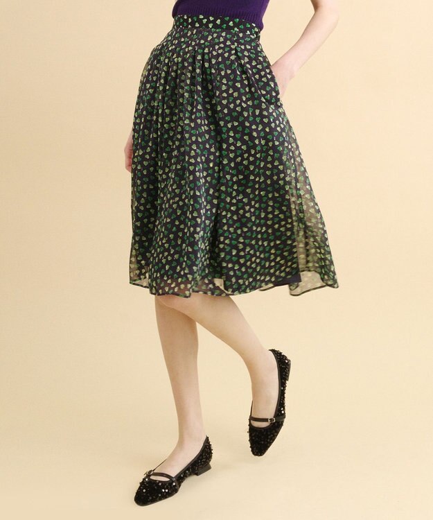 TOCCA 【消臭・洗える】LOVE スカート ネイビー系5