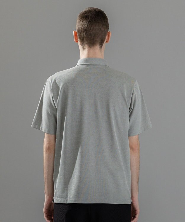 JOSEPH HOMME 新素材【ビジネスに使える】クリアコットンカノコ　ポロシャツ ライトグレー系