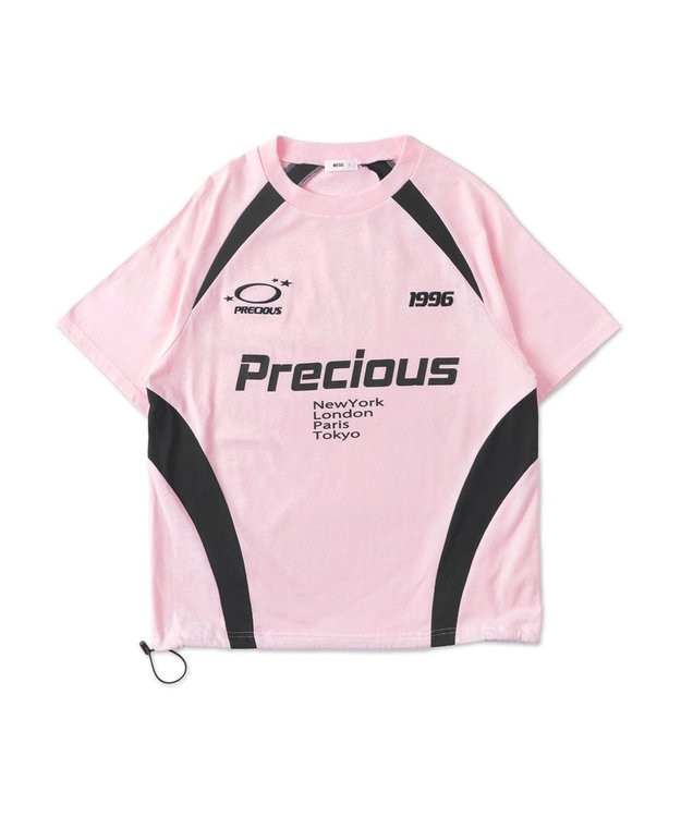 WEGO ゲームグラフィック切り替えビッグT ピンク