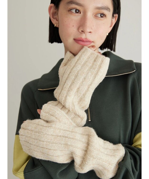 AMERICAN HOLIC ミックスヤーングローブ Ivory