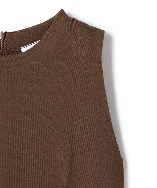 BEIGE， LABRADO / ダーツニット ロングワンピース Brown