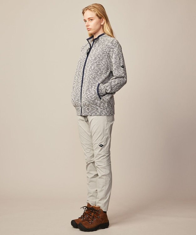 JOSEPH ABBOUD MOUNTAIN 【レディースシルエット・2WAYストレッチ/撥水】コーデュラ クライミング パンツ ライトグレー系