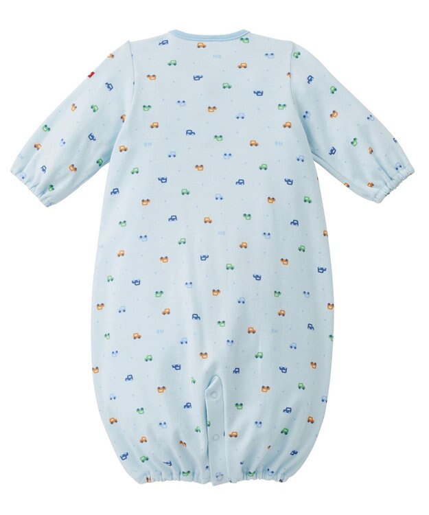 MIKI HOUSE HOT BISCUITS 出産準備セット 通年用(総柄) ブルー