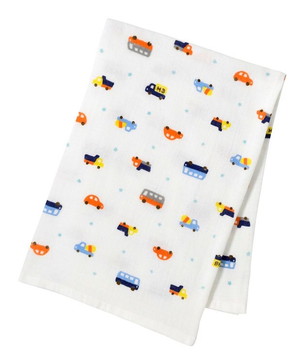 MIKI HOUSE HOT BISCUITS 出産準備セット 通年用(総柄) ブルー