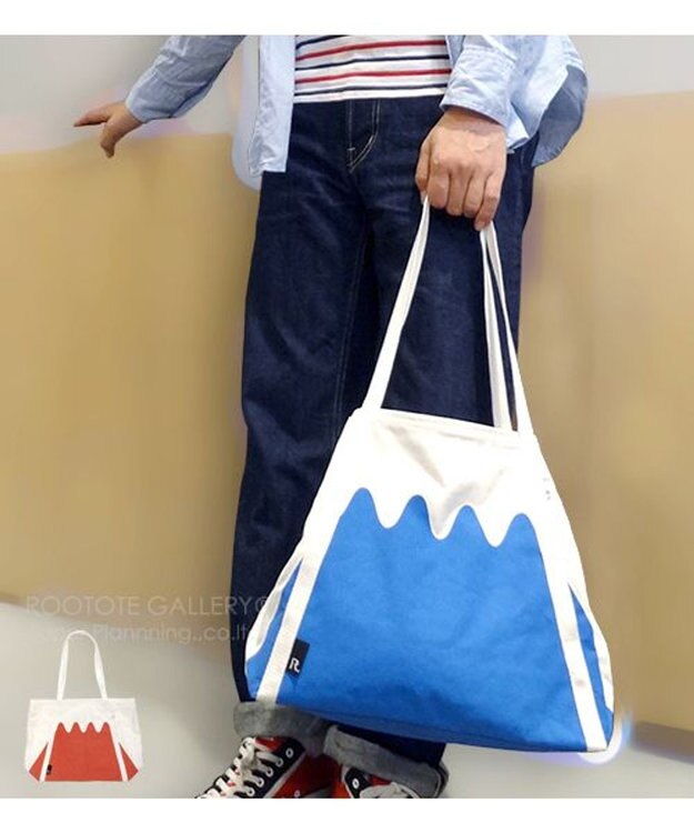 ROOTOTE 2485【富士山トート】RT ミディアム.フジ-B 01：ブルー