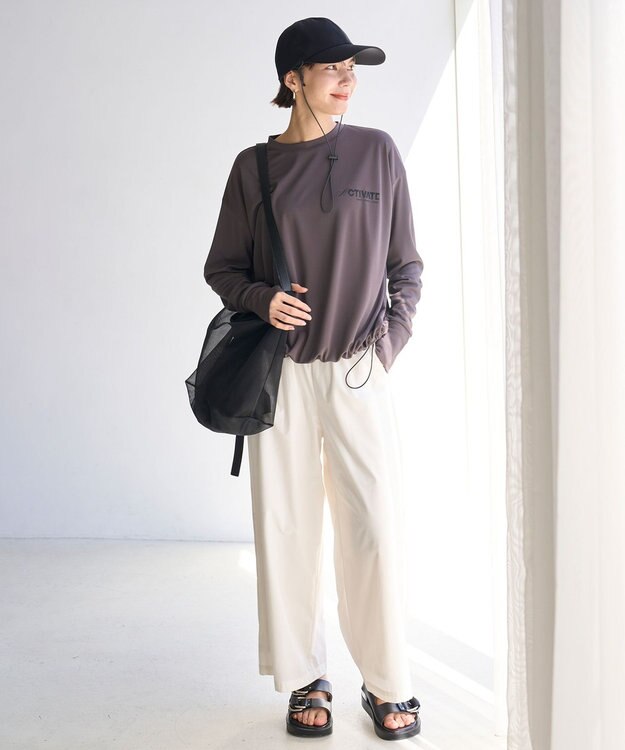 UNFILO FINE MOVE ワイドパンツ [NEW]オフ