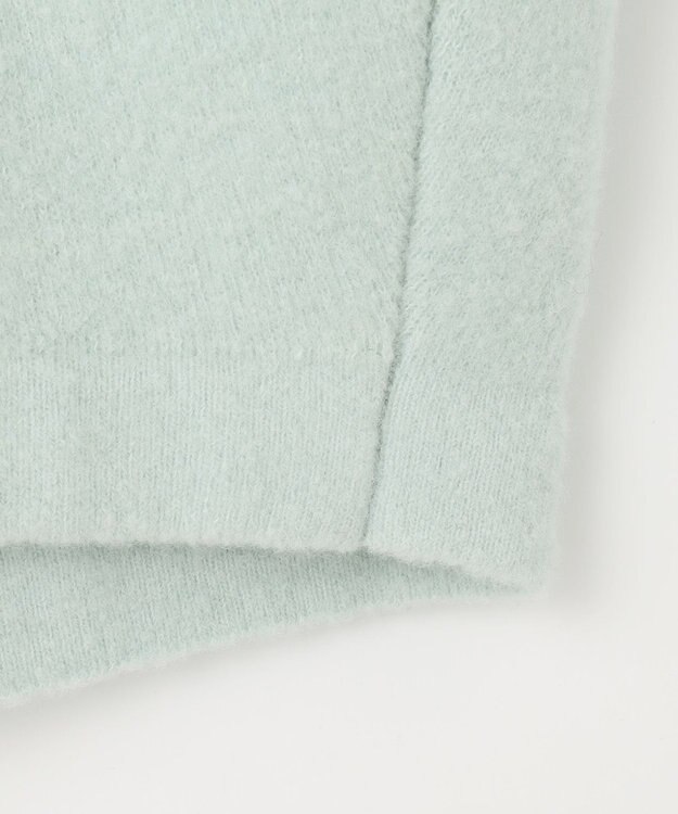 自由区 S 【洗える】ブークレーニット アウター アクア