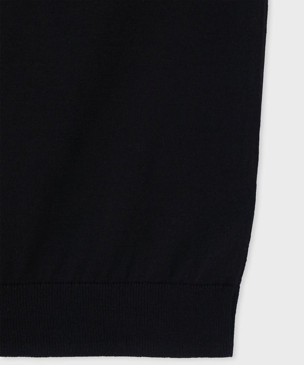 Paul Smith パイピングストライプ ノースリーブ ニット ブラック