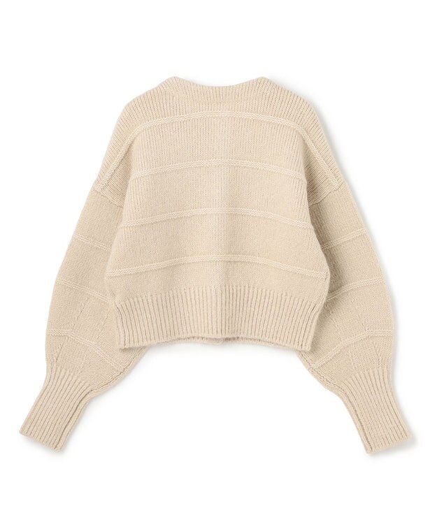 uncrave フィラメントモヘアニット 2WAYカーディガン ベージュ