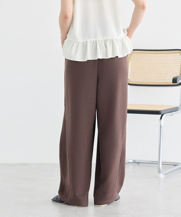 earth music&ecology イージーコクーンパンツ Brown